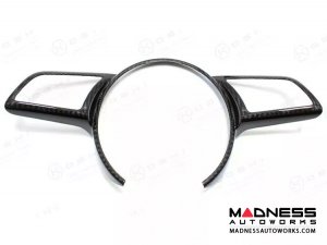 Audi RS4 Steering Wheel Trim - Carbon Fiber - 2017-2018